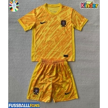 Portugal Torwart Heimtrikotsatz Kinder EM 2024 Kurzarm (+ Kurze Hosen)